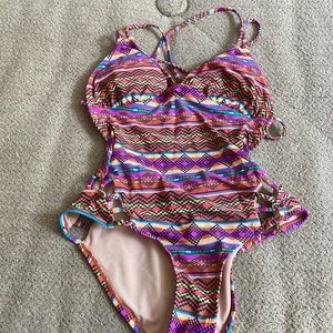 Xhilaration  colorful swimsuit